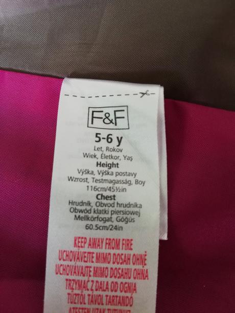 Dívčí sáčko, f&f,116