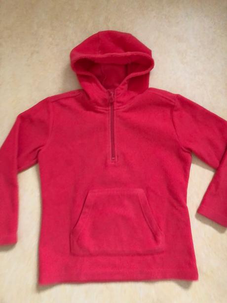 Flaušová mikina vel.134-140, 134