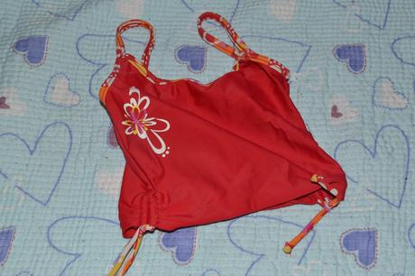 Červené plavky plavečky, c&a,116