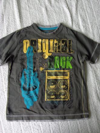 Tričko s nápisem a kytarou, age,110