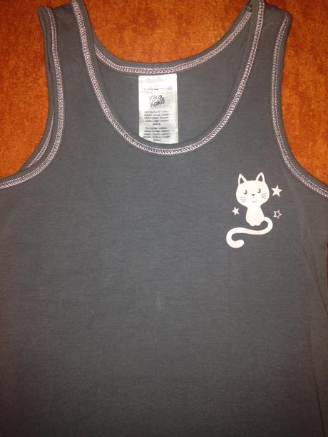 Dívčí košilka - tílko kočička vel.98-104, kiki&koko,98