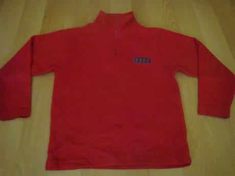 Mikina se stojáčkem - červená - 10/11 let, 152