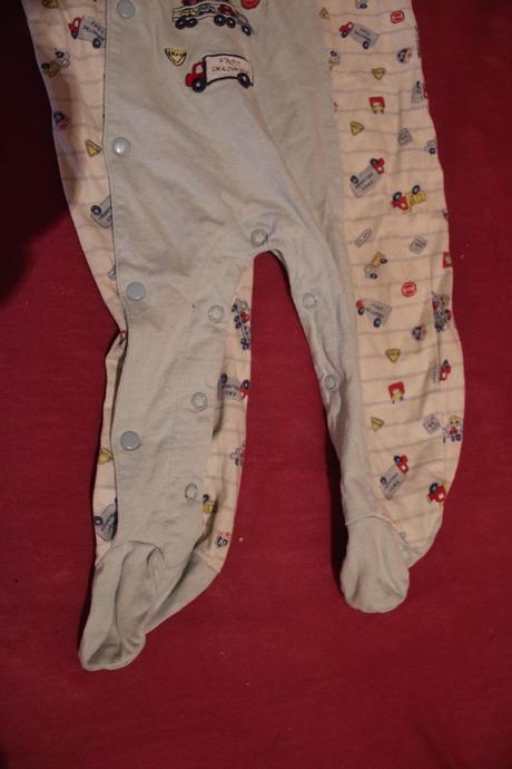 Dětský overal dopravní prostředky, auta, 68