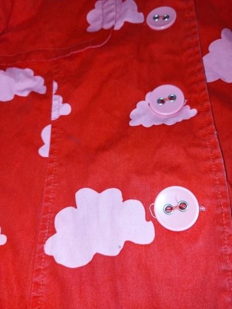 2x kabátky, kabát s květy, mráčky 152 next, next,152