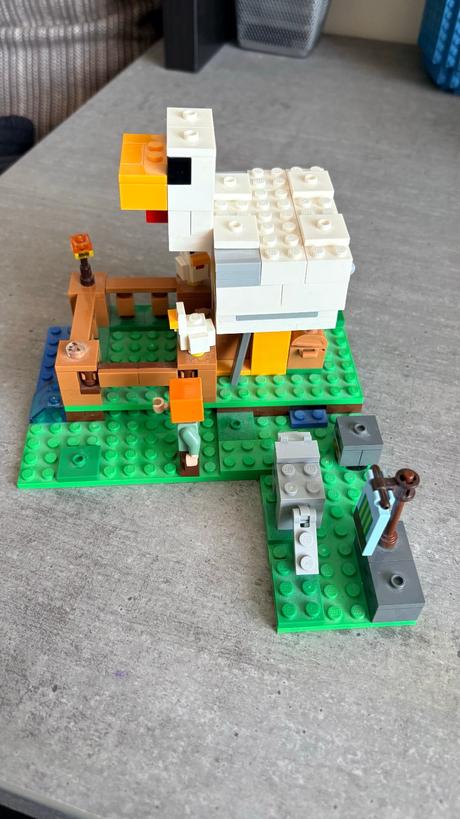 Lego minecraft 21140 kurník,