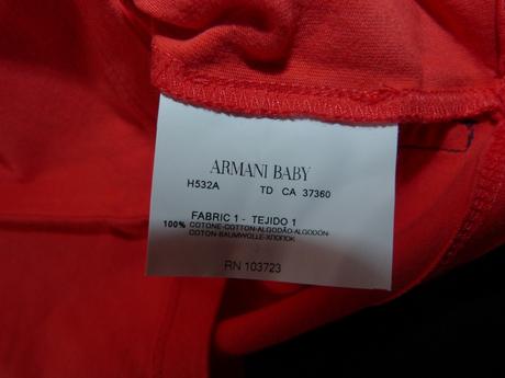 Armani baby tričko vel. 74, armani,74