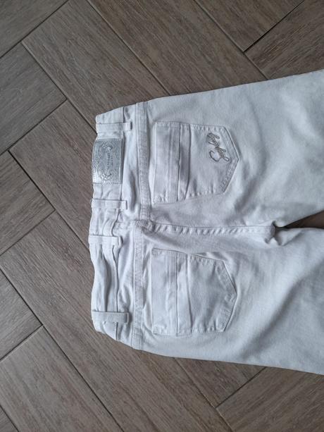 Bílé riflové kalhoty, 34