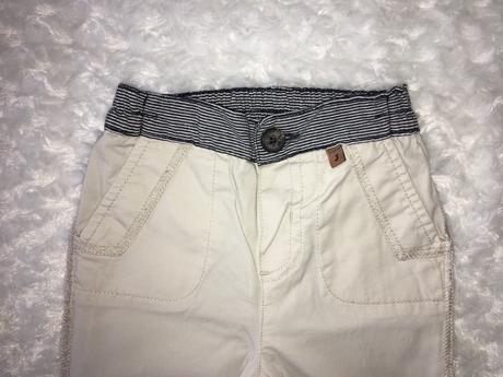 Béžové plátěné kalhoty jasper conran/debenhams, debenhams,80