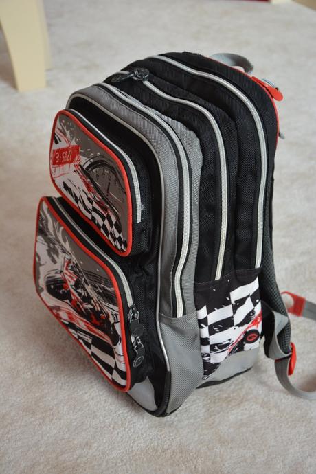 Aktovka bagmaster pro 1.-5.třídu motorka,