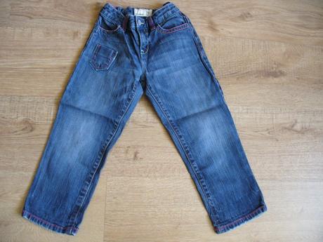 Džíny old navy vel. 116 s barevnými nitěmi, old navy,116