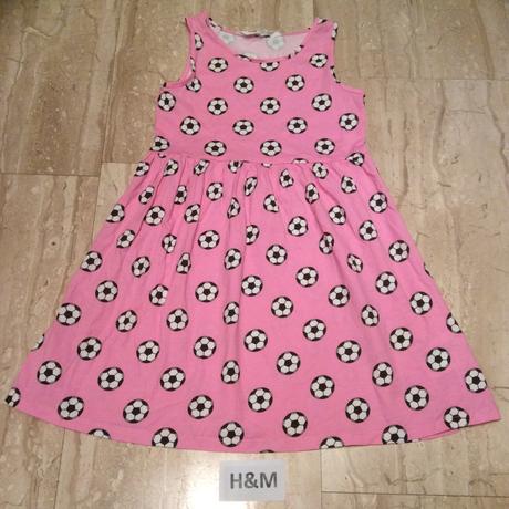 Bavlněné šaty s míči zn. h&m, h&m,122