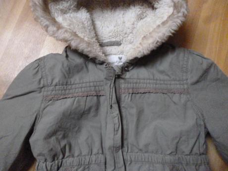 Bunda parka s kožíškem 2-3, 98