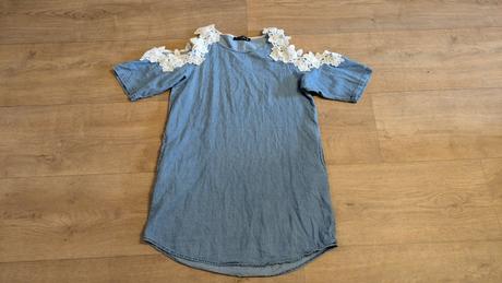 Letní džínové šaty lucky loaves vel. 38, m, m