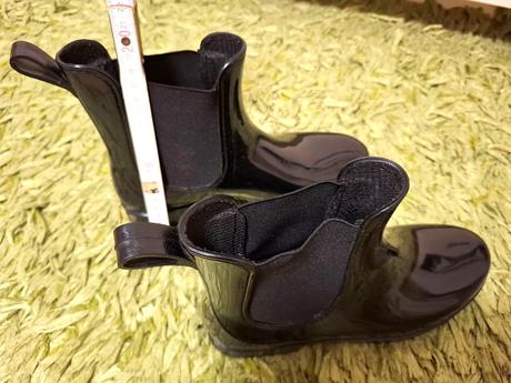 Černé nižší dámské holínky, vel. 39, 39