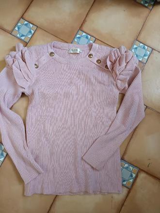 Dívčí svetr - vel. 10, 146