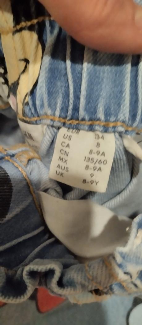 Džíny vel 134, h&m,134