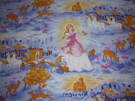 Povlečení flanelové růžovo-fialové s princeznou., šířka (cm): 150,délka (cm): 200