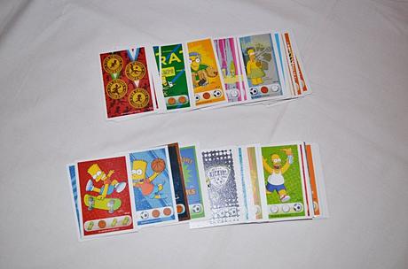 Sběratelské karty simpsonovi,