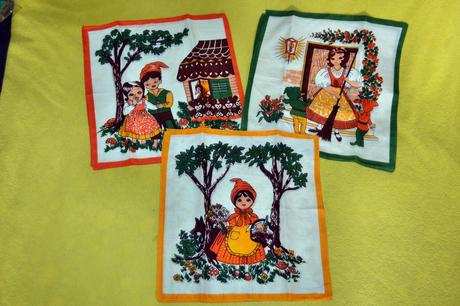 6x dětské kapesníky,bavlna,český výrobek,