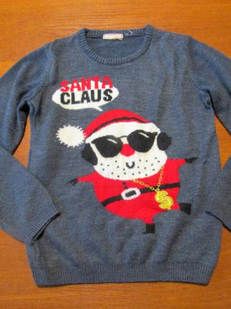 Krásný vánoční svetr vel 122, 122