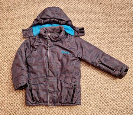 Teplá zimní (i lyžařská) bunda vel. 122/128, 128