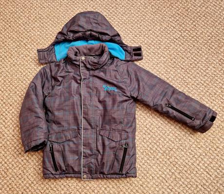 Teplá zimní (i lyžařská) bunda vel. 122/128, 128