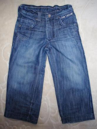 Kalhoty-džíny-rifle modré tom tailor, 98