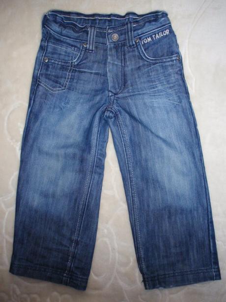 Kalhoty-džíny-rifle modré tom tailor, 98