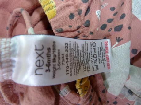 Kalhoty se zvířátky vel.68, next,68