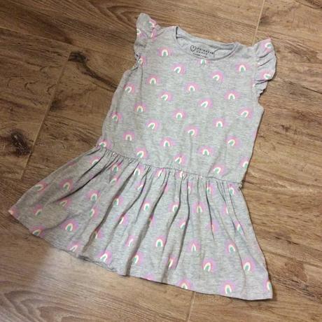 Bavlněné letní šaty s duhou, primark,110