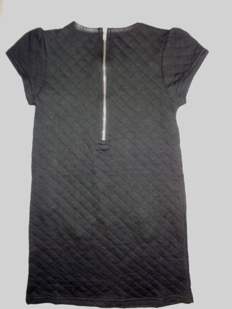 Krásné černé teplejší šaty, c&a,128