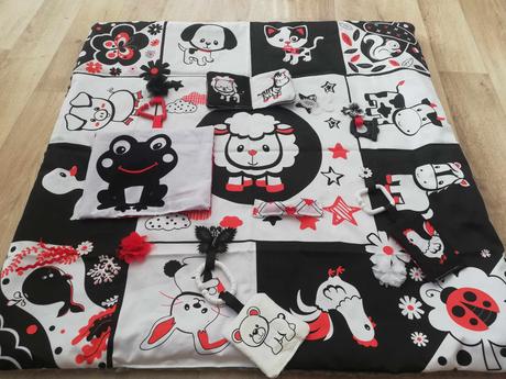 Kontrastní hrací deky mix druhu, 