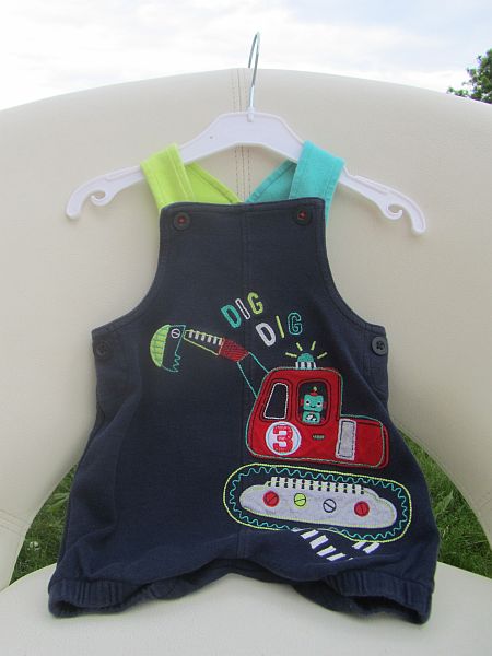 Kraťasy s laclem, nutmeg,68