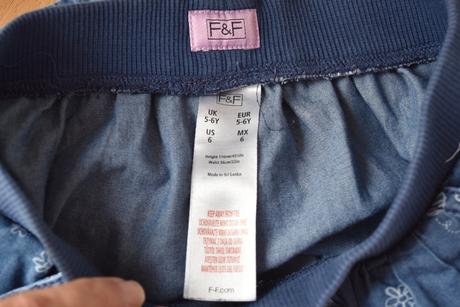 Sukně vel. 5 - 6 let, f&f,116