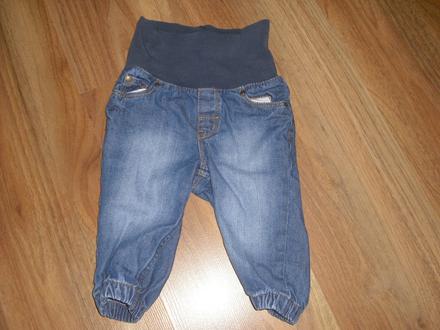 Riflové harémky, h&m,68