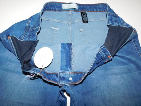 Dámské džínové elastické kraťasy, next,48