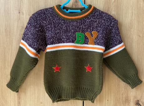 Dětský pletený svetřík 86/92, 86