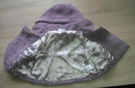 Fialový kabátek baby boutique vel. 74, 74