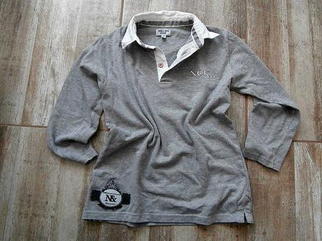 Slabší mikina s límečkem, 128