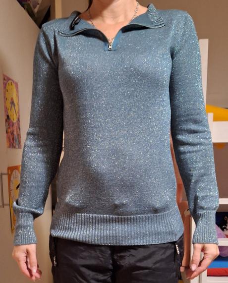 Damský svetr s dlouhým rukávem, l