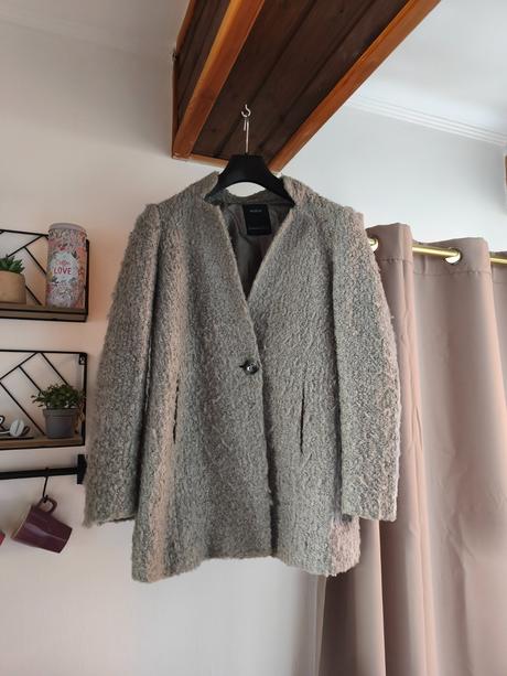 Jarní kabátek teddy od oversize l/xl, c&a,l