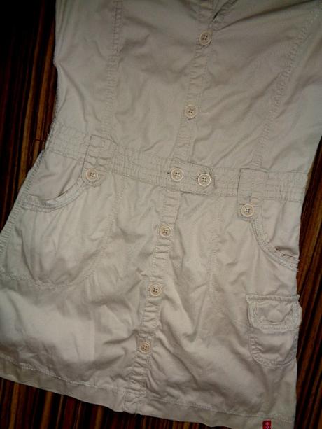 Nádherná béžová silnější šatovka, esprit,170