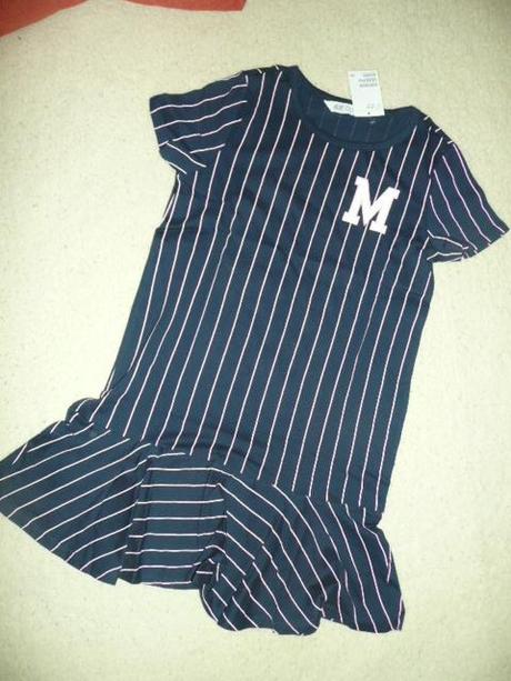 Šaty proužek vel 10-12 let 146/152 h&m, h&m,146 / 152