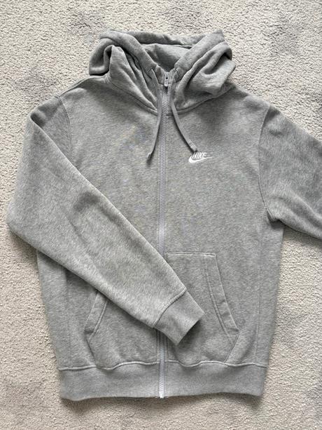 Šedá mikina nike se zipem, vel. 164, nike,164