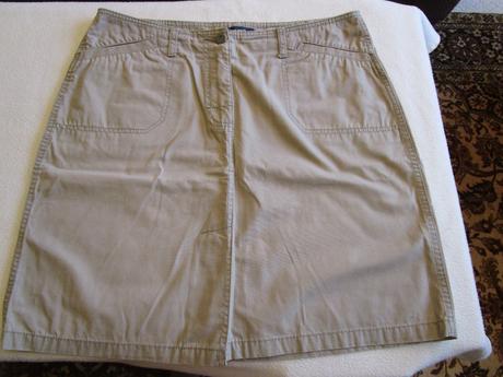 Pěkná bavl. - plátěná sukně, pěkný střih, vek. 42, 42