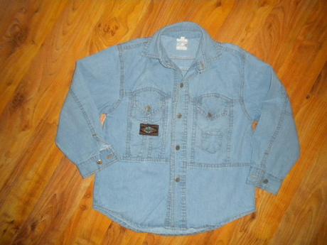 Krásná dívčí riflová košile, 122