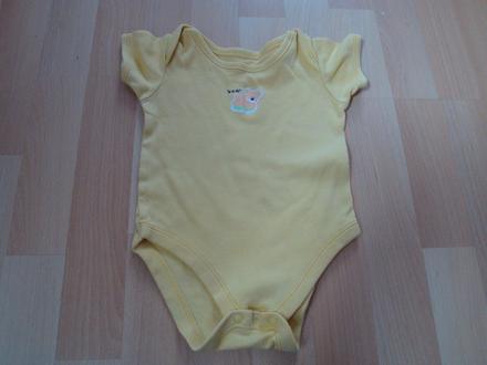 Bodýčko s krátkým rukávem - žluté, vel. 68, early days,68