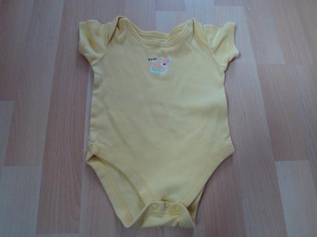 Bodýčko s krátkým rukávem - žluté, vel. 68, early days,68