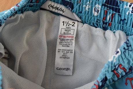 Koupací kraťasy vel. 18 - 24m, george,92