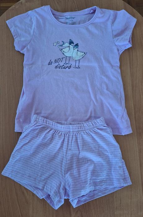 Pyžamo dívčí letní vel 110-116, lupilu,110